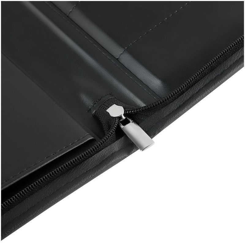 Папка деловая OfficeSpace "Leo" имп. кожзам, на молнии 