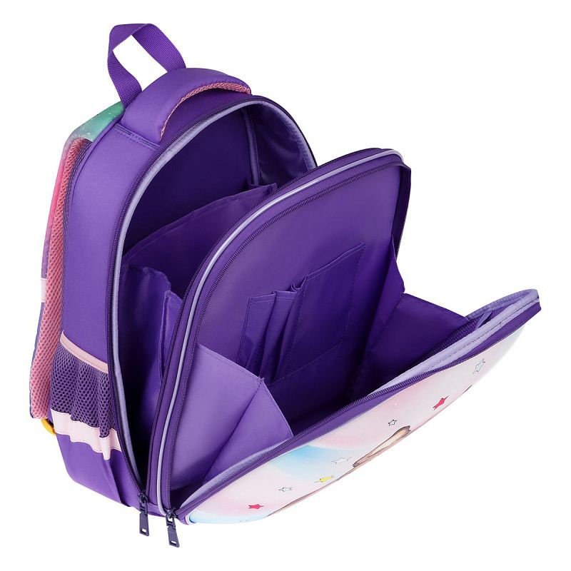 Ранец ArtSpace School Friend "Woof" 39*30*18см, 2 отделения, 2 кармана, анатомическая спинка 