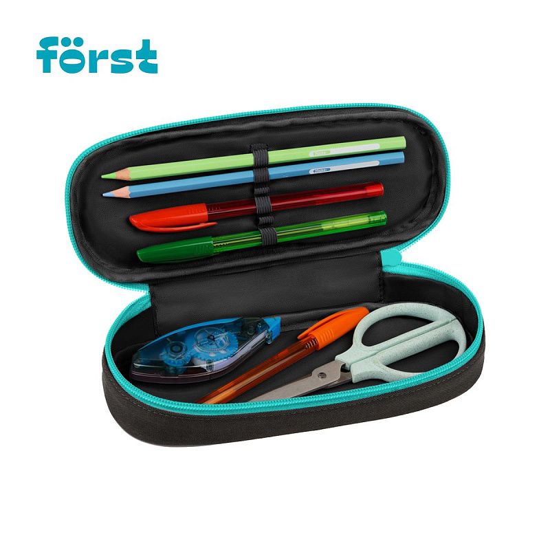 Пенал корпусный 1 отделение, 220*90*45 Först "Stars", полиэстер 