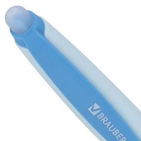 Ручка стираемая гелевая с эргономичным грипом BRAUBERG REPEAT COLOR, СИНЯЯ, ассорти, узел 0,7 мм, линия письма 0,5 мм,144072 
