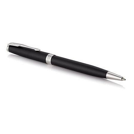 Ручка шариковая PARKER "Sonnet Core Matt Black CT", черный матовый лак, палладий, черная, 1931524 