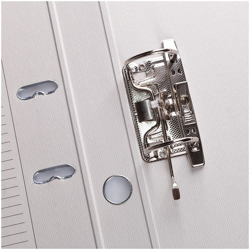 Папка-регистратор OfficeSpace, 50мм, бумвинил, с карманом на корешке, голубая 