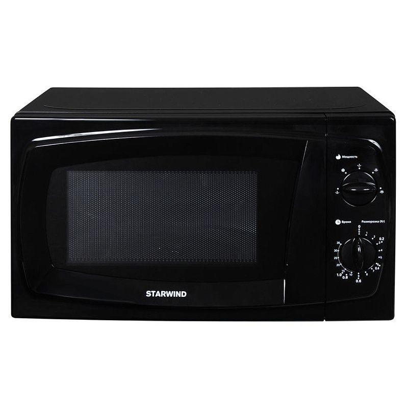 Микроволновая печь Starwind SWM5420, 20л, 700Вт, механическое управление, черная