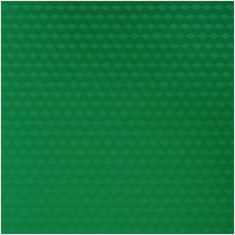 Папка на 4 кольцах СТАММ "Кристалл" А4, 40мм, 700мкм, пластик, зеленая 