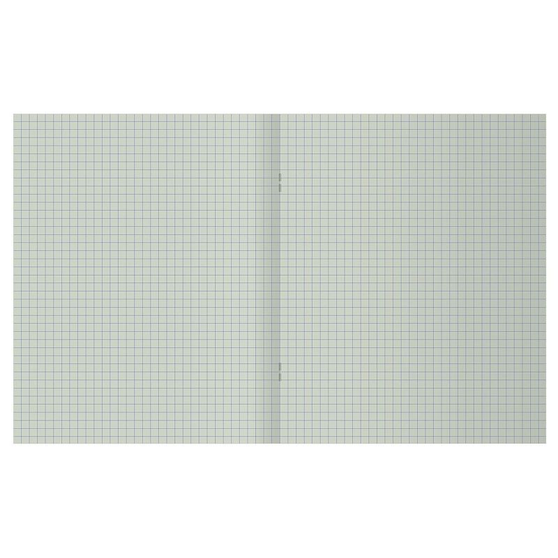 Тетрадь 80л., А4 клетка BG, бумвинил, синий, суперэконом