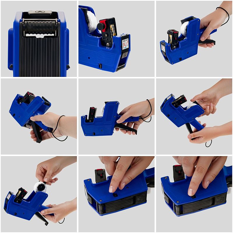 УЦЕНКА - Этикет-пистолет OfficeSpace однострочный, волнистая лента, 8 символов, 22*12мм (осн 321650)