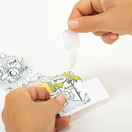 Закладки для книг с принтом САМОКЛЕЯЩИЕСЯ, КОМПЛЕКТ 6 шт., Монстры, ДПС, 2921.Р3/6 