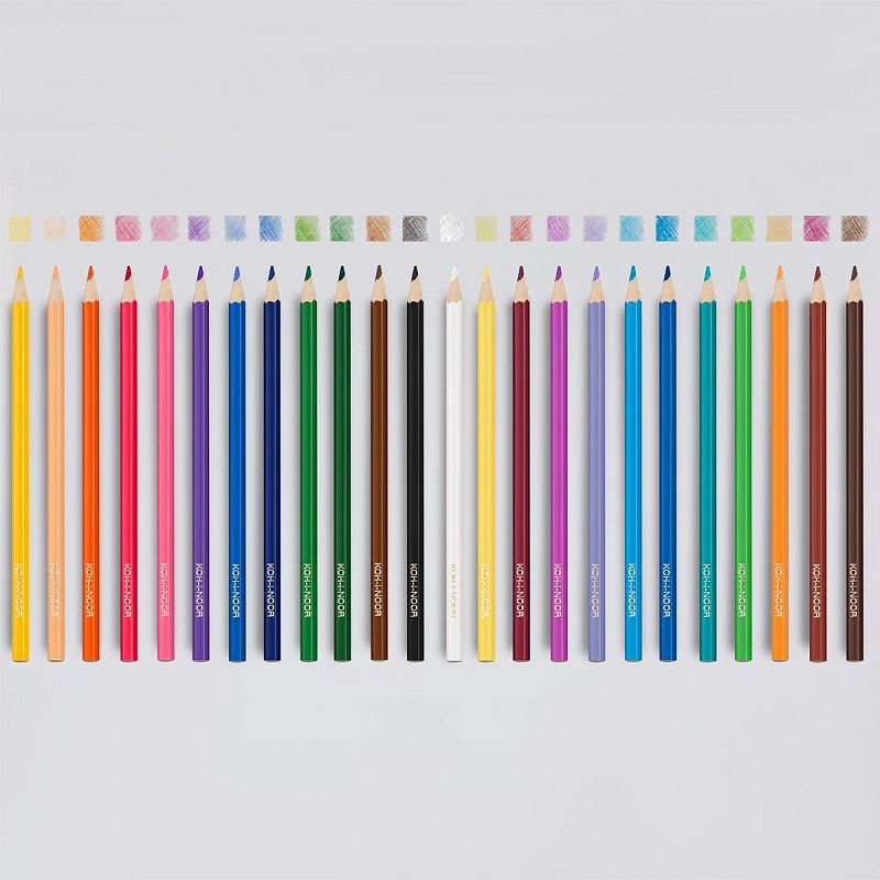 Карандаши цветные Koh-I-Noor "RED LION", 24цв, картон.упак. с подвесом