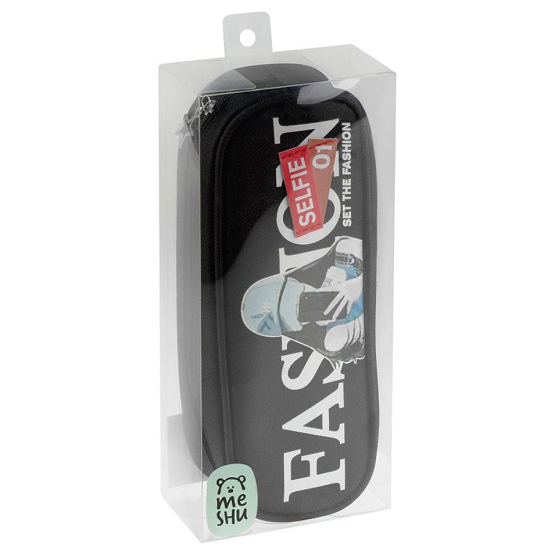 Пенал мягкий 225*95*50 MESHU "Fashion", 2 отделения, полиэстер 