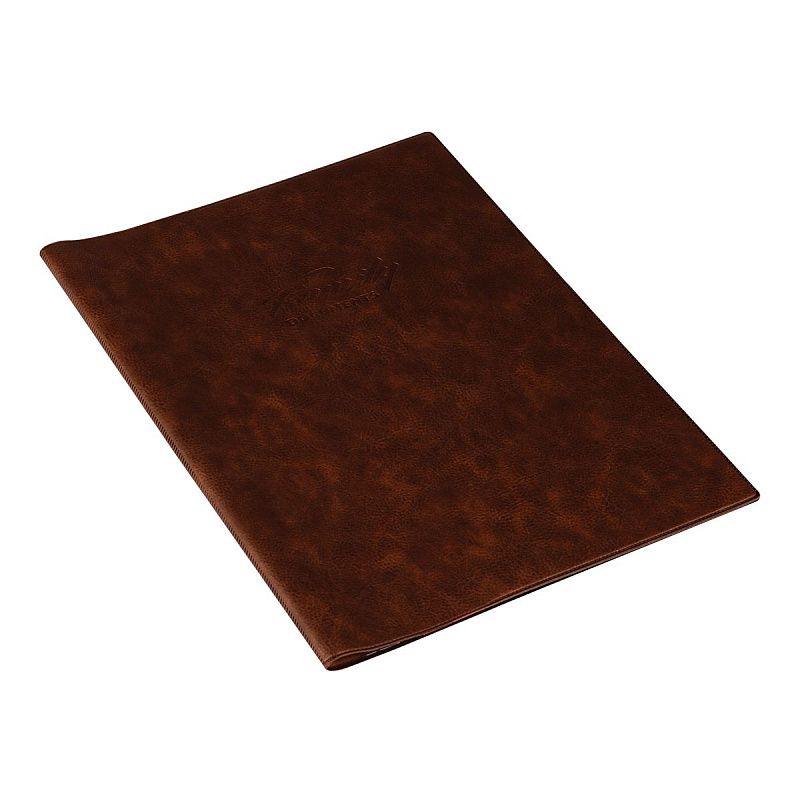 Папка для семейных документов А4, OfficeSpace, искусств. кожа, коричневая, инд. упаковка, ШК 