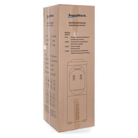 Кулер для воды AQUA WORK 16-LR, напольный, НАГРЕВ/ОХЛАЖДЕНИЕ КОМПРЕССОРНОЕ, 2 крана,, 25873