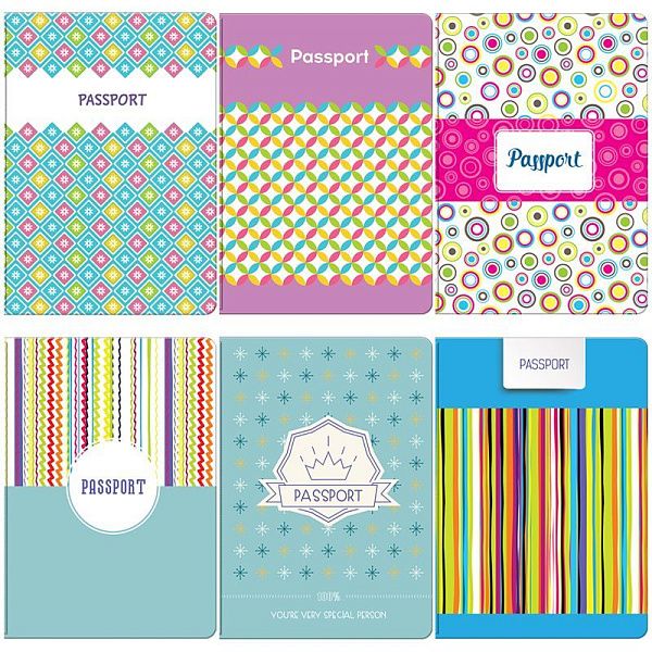 Обложка для паспорта OfficeSpace фотопечать, ПВХ, "Орнамент" ассорти