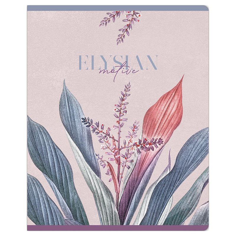 Тетрадь 48л., А5, клетка Greenwich Line "Wild flowers", "софт-тач" ламинация, выб. лак, 70г/м2