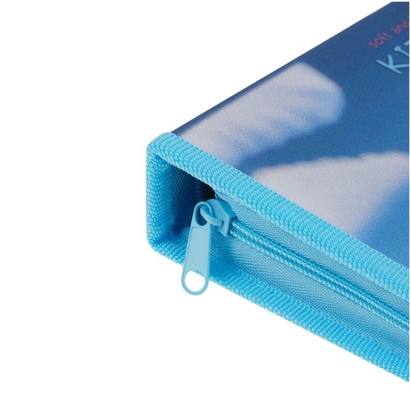 Пенал 1 отделение, 200*130 ArtSpace "Kitten", две откидные секции, ткань 