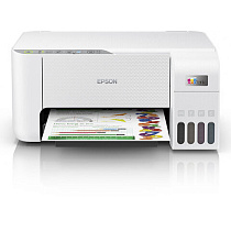 картинка МФУ струйное EPSON L3256 "3 в 1", А4, 33 стр./мин, 5760x1440, Wi-Fi, СНПЧ, белый корпус, C11CJ67524 от магазина