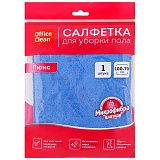 Тряпка для мытья пола OfficeClean "Люкс", микрофибра, 100*70см, индивид. упаковка