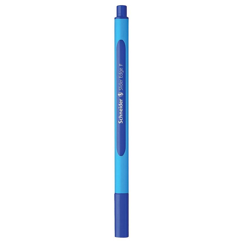 Ручка шариковая Schneider "Slider Edge F" 4шт., синие, 0,8мм, трехгранный корпус, блистер 