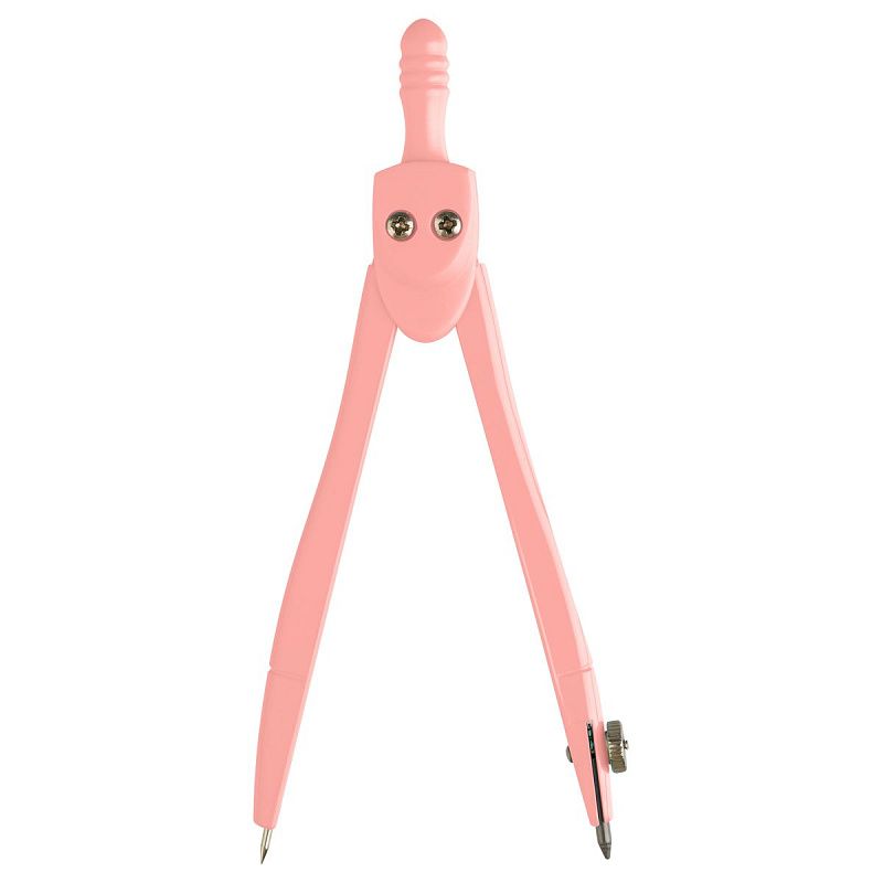 Циркуль ArtSpace металлический, 115мм, пластиковый пенал, пастельные цвета ассорти 