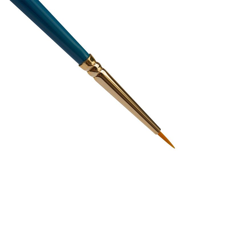 Кисть художественная синтетика Гамма "Галерея", круглая №10/0, короткая ручка