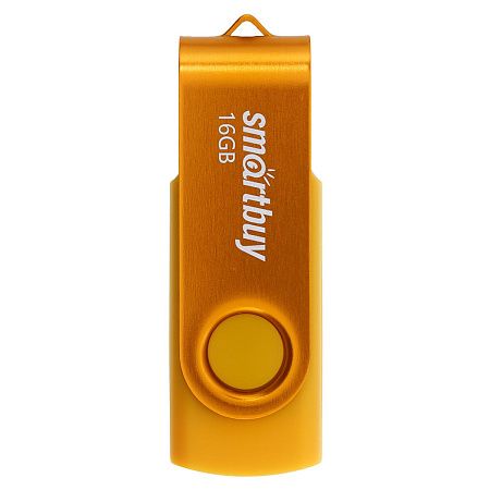 Память Smart Buy "Twist" 16GB, USB 2.0 Flash Drive, желтый