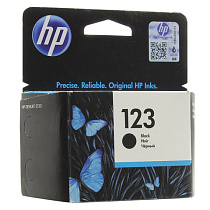 Картридж струйный HP (F6V17AE) Deskjet 2130, №123, чёрный, оригинальный, ресурс 120 стр.