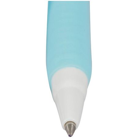 Ручка шариковая автоматическая Uni "Jetstream SXN-101-07FL" синяя, 0,7мм, грип, бирюзовый корпус 