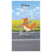 Блокнот МАЛЫЙ ФОРМАТ (105x164 мм), А6, 40 л., скоба, фольга, TWIN лак, клетка, "МИКС 4" (10 видов), 099081