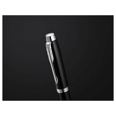 Ручка перьевая Parker "IM Black CT" синяя, 0,8мм, подарочная упаковка 