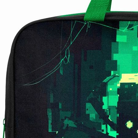 Папка на молнии с ручками BRAUBERG А4, 1 отделение, полиэстер, 80 мм, Digital spider, 273303 