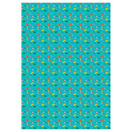 Упаковочная бумага глянц. 70*100см, MESHU "Terrazzo", 80 г/м2, ассорти, 5 дизайнов
