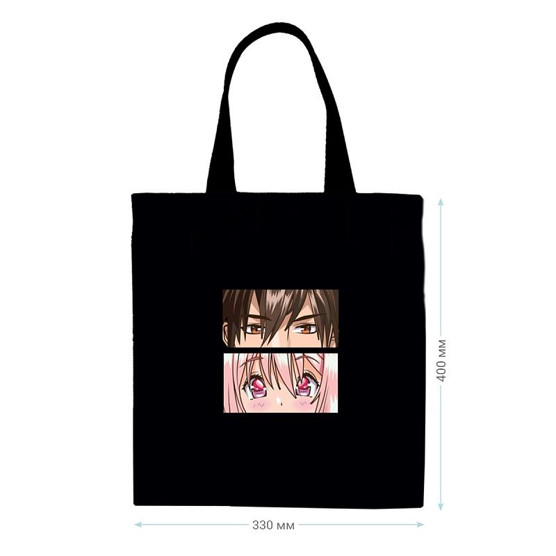 Сумка-шоппер MESHU "Kawaii", 33*40см, канвас 