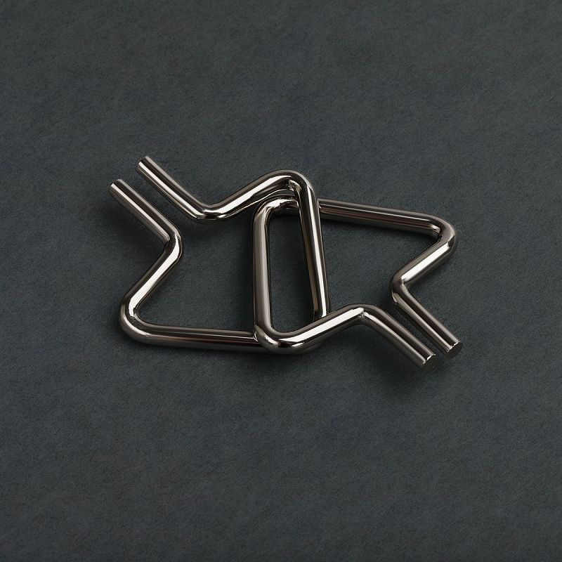 Набор металлических головоломок ТРИ СОВЫ, 6шт., картонная коробка 