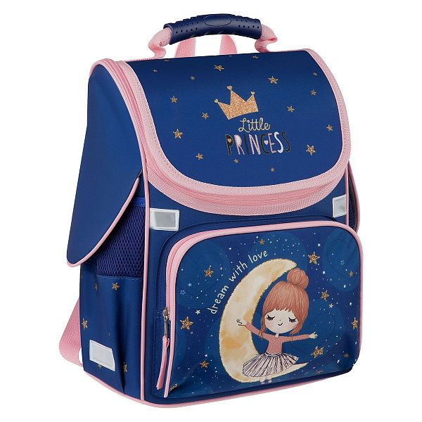 Ранец ArtSpace Junior "Princess" 37*28*21см, 1 отделение, 3 кармана, анатомическая спинка