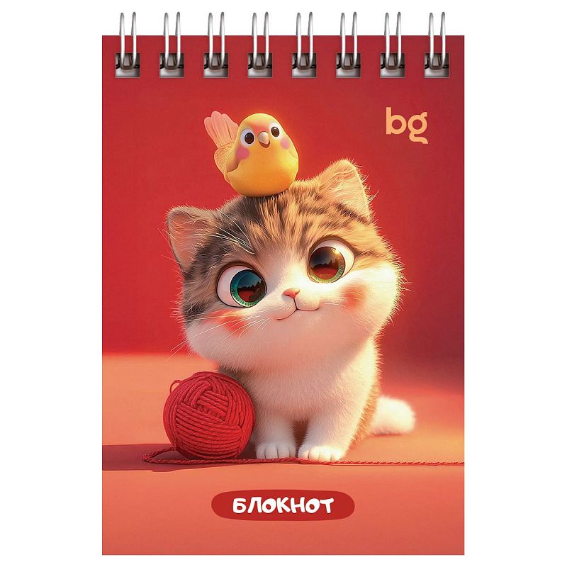 Блокнот А7 40л. на гребне BG "Микс"