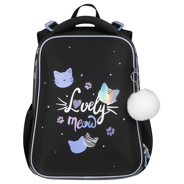 Ранец Berlingo Expert "Lovely Meow" 37*28*16см, 2 отделения, 2 кармана, анатомическая спинка