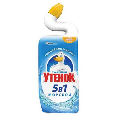 Средство для уборки туалета 500 мл, ТУАЛЕТНЫЙ УТЕНОК "Морской" 