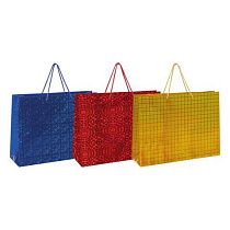 Пакет подарочный (1 шт.) 38x53x16см, "BIG SIZE", голография, ассорти 3 цвета, ЗОЛОТАЯ, 609730 Пакет подарочный (1 шт.) 38x53x16см, "BIG SIZE", голография, ассорти 3 цвета, ЗОЛОТАЯ, 609730