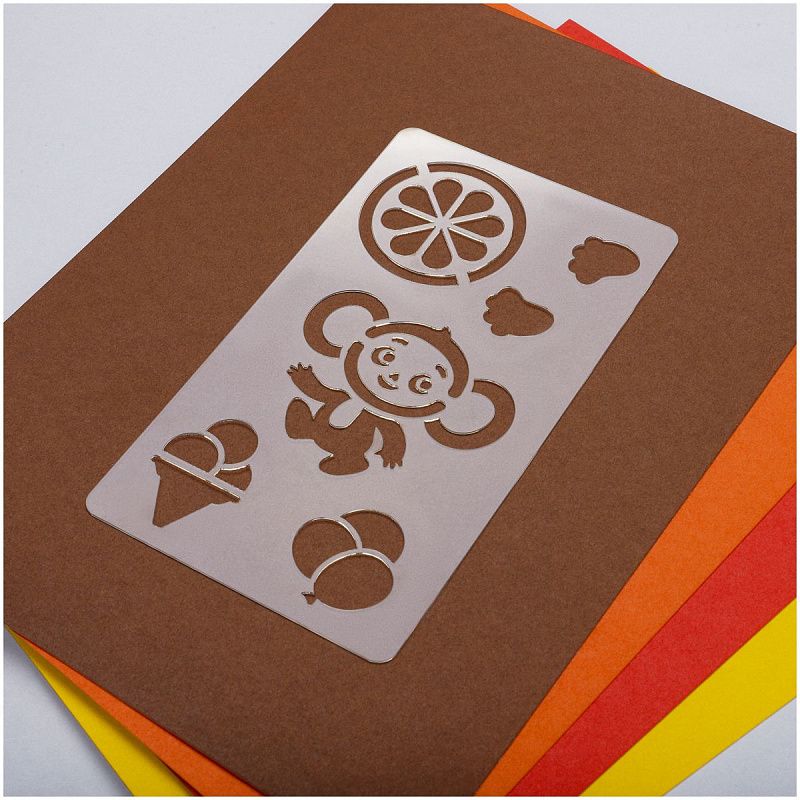 Набор трафаретов Мульти-Пульти "Чебурашка" 