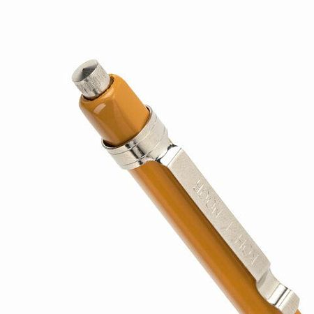 Карандаш механический цанговый 2 мм, KOH-I-NOOR, корпус желтый, точилка, 5201CN, 5201CN1004BL 
