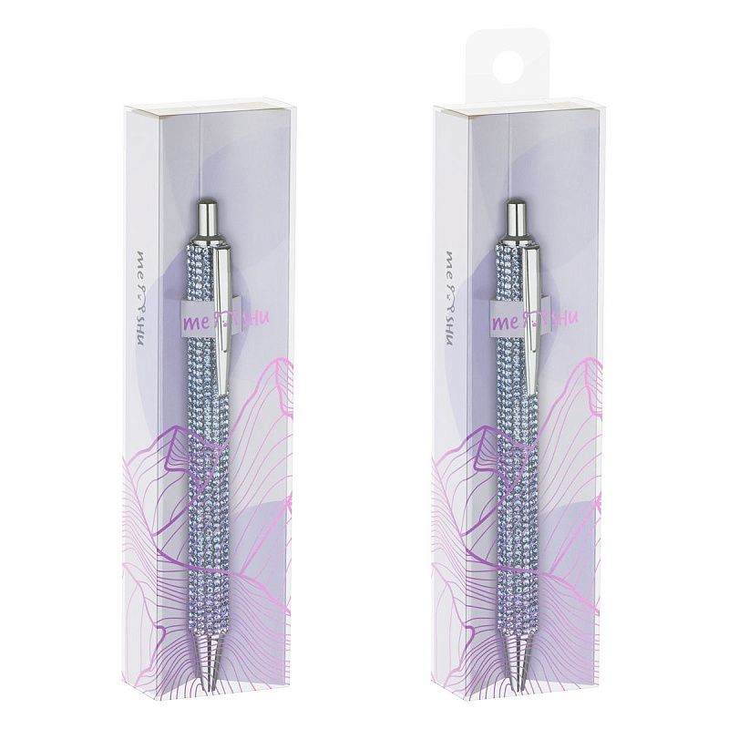 Ручка шариковая MESHU "Sky diamond" синяя, 1,0мм 