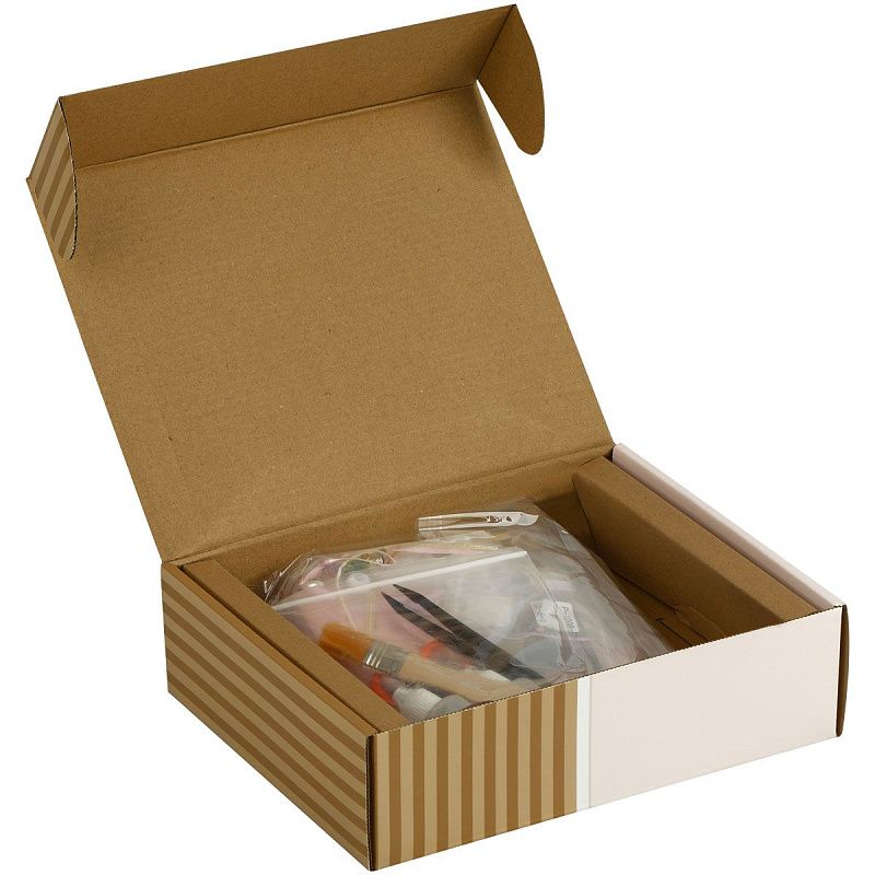 Сборная модель ТРИ СОВЫ, Румбокс "Комната невесты", 15*15*19см, картонная коробка