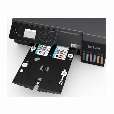 МФУ струйное EPSON L8100 "3 в 1", А4, 22 стр./мин, 5760х1440, печать на CD/DVD, Wi-Fi, СНПЧ, C11CK94402 