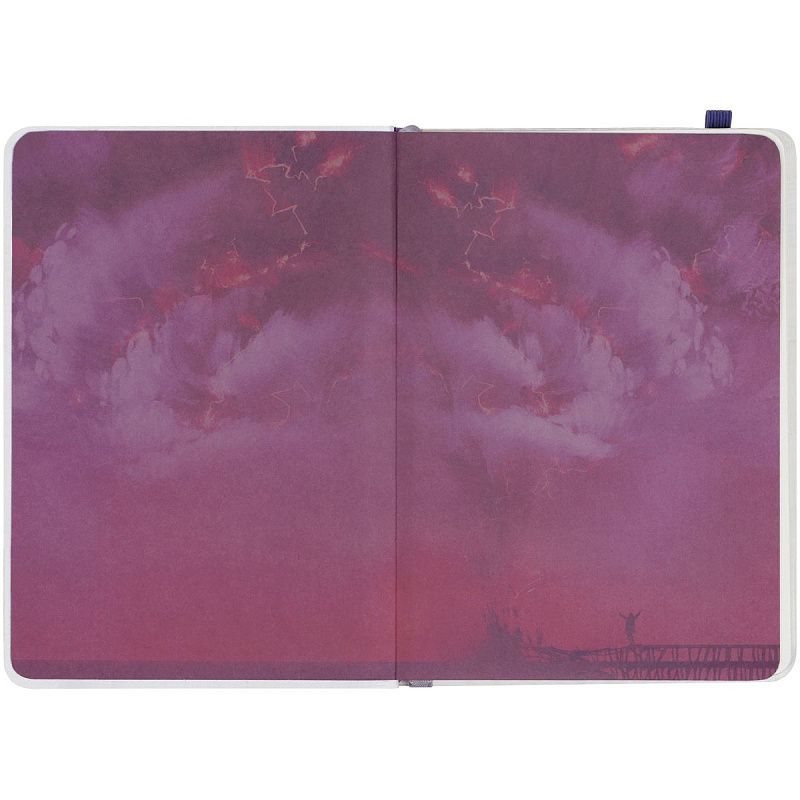 Записная книжка А6 80л. ЛАЙТ, кожзам, Greenwich Line "Power of nature", с резинкой, тиснение фольгой, блок в клетку