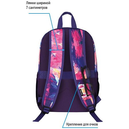 Рюкзак Berlingo Casual "Collision" 39,5*27*13см, 1 отделение, 3 кармана, уплотненная спинка 