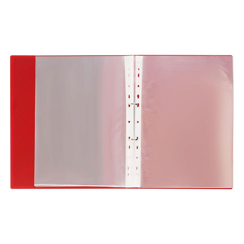 Папка-портфолио пластиковая А4 BG, на 2 кольцах для школьника "Космонавты", 20 файлов 