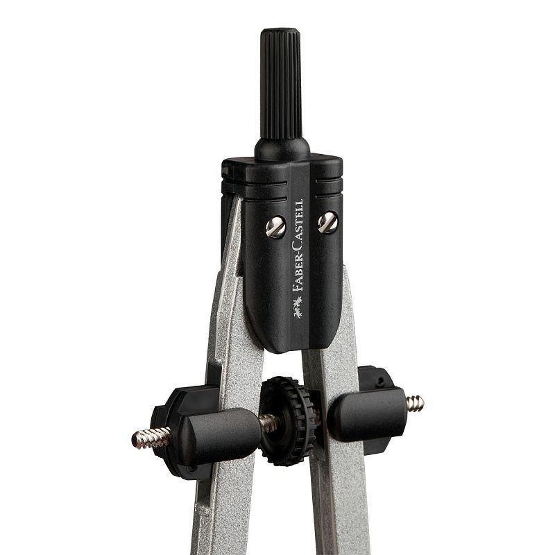 Готовальня Faber-Castell, 3 предмета, пластиковый футляр 