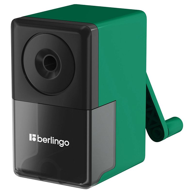 Точилка механическая Berlingo, цвета в асс., пласт. корпус, инд. упаковка 