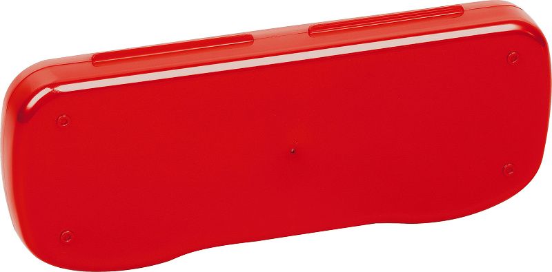 Пенал-футляр, 204*83*25 СТАММ, красный металлик 