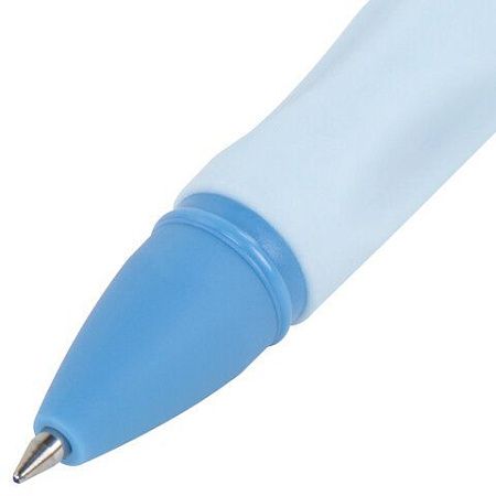 Ручка стираемая гелевая с эргономичным грипом BRAUBERG REPEAT COLOR, СИНЯЯ, ассорти, узел 0,7 мм, линия письма 0,5 мм,144072 