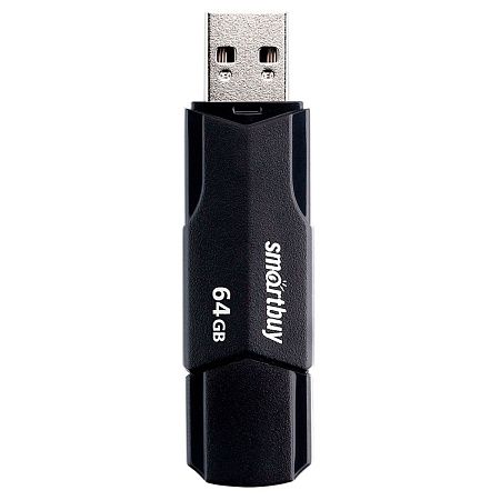 Память Smart Buy "Clue"  64GB, USB 2.0 Flash Drive, черный